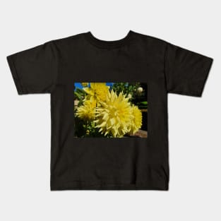 Yellow Dahlias Kids T-Shirt